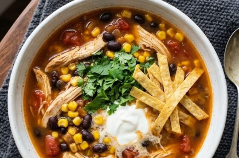 Chicken Corn And Black Bean Soup