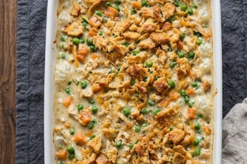 Creamy Chicken Egg Noodle Casserole