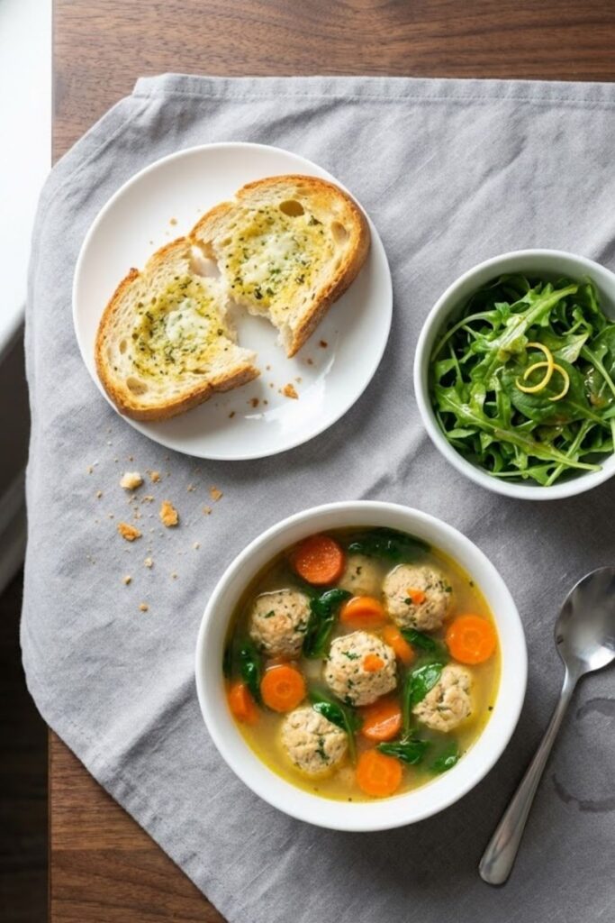 Chicken Meatball Soup Recipe