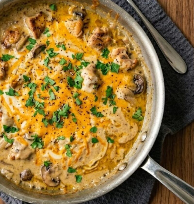 Chicken Mushroom Rice Casserole Recipe