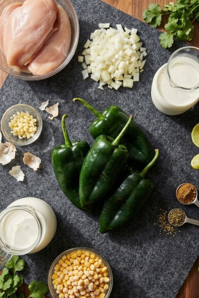 Chicken Poblano Pepper Soup Recipe