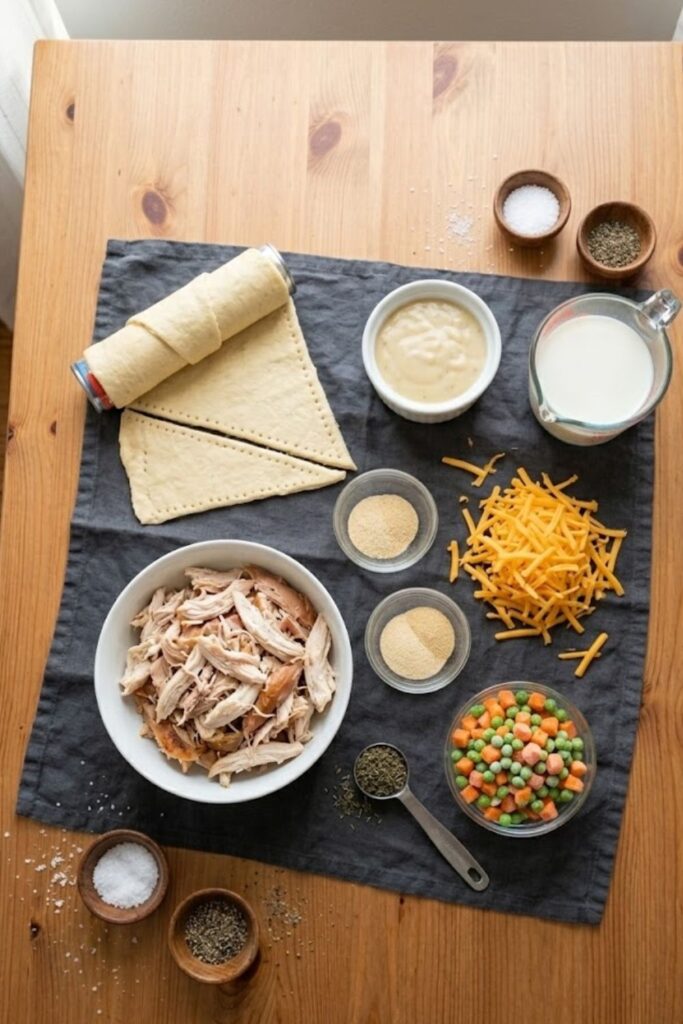 Chicken Pot Pie Crescent Roll Casserole Recipe