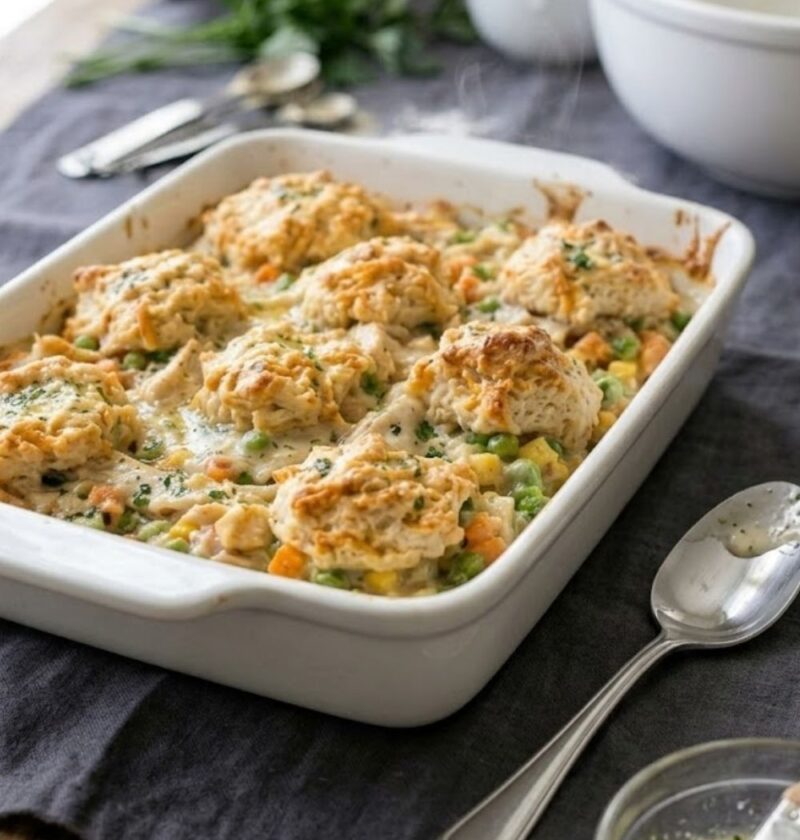 Chicken Pot Pie Red Lobster Biscuit Casserole Recipe