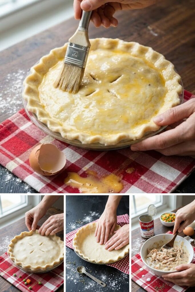 Chicken Pot Pie With Cream Of Mushroom Soup Recipe