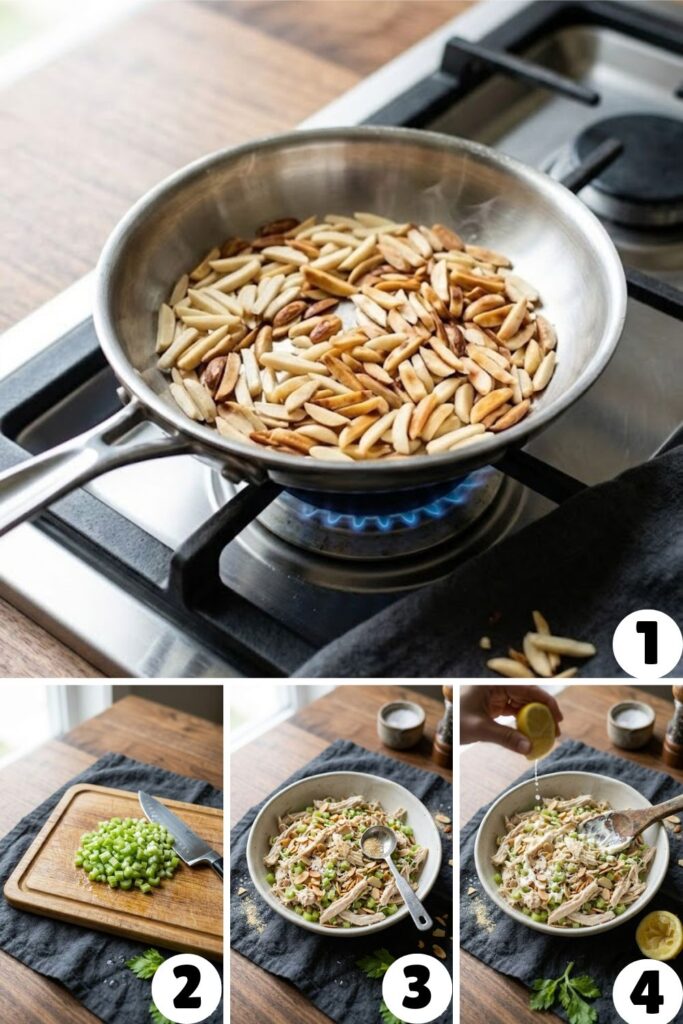 Chicken Salad Casserole with Potato Chip Topping Recipe