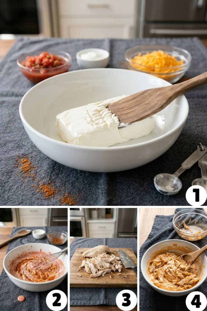 Chicken Taco Dip Recipe
