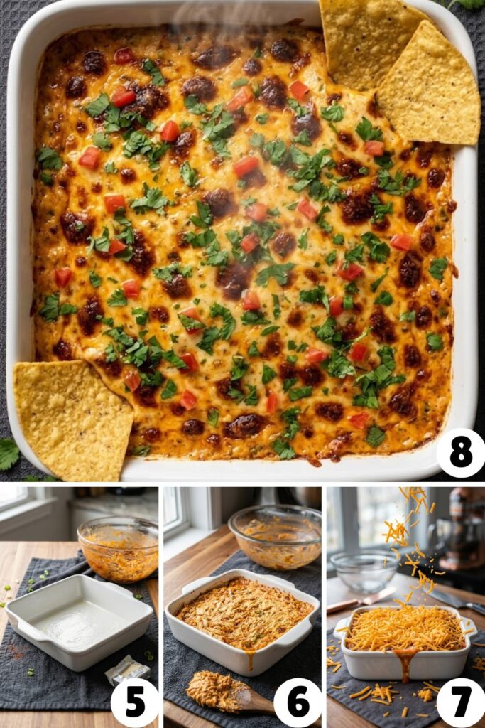 Chicken Taco Dip Recipe