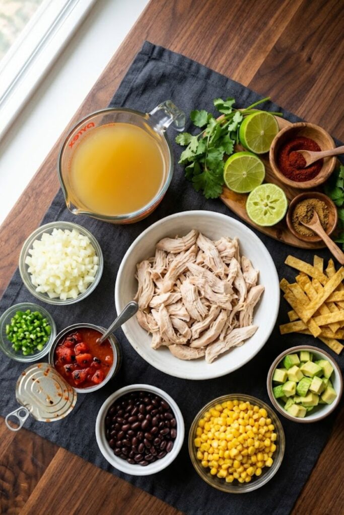 Chicken Tortilla Soup In Stove Top Recipe