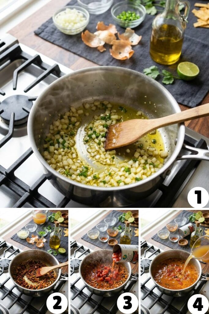 Chicken Tortilla Soup In Stove Top Recipe