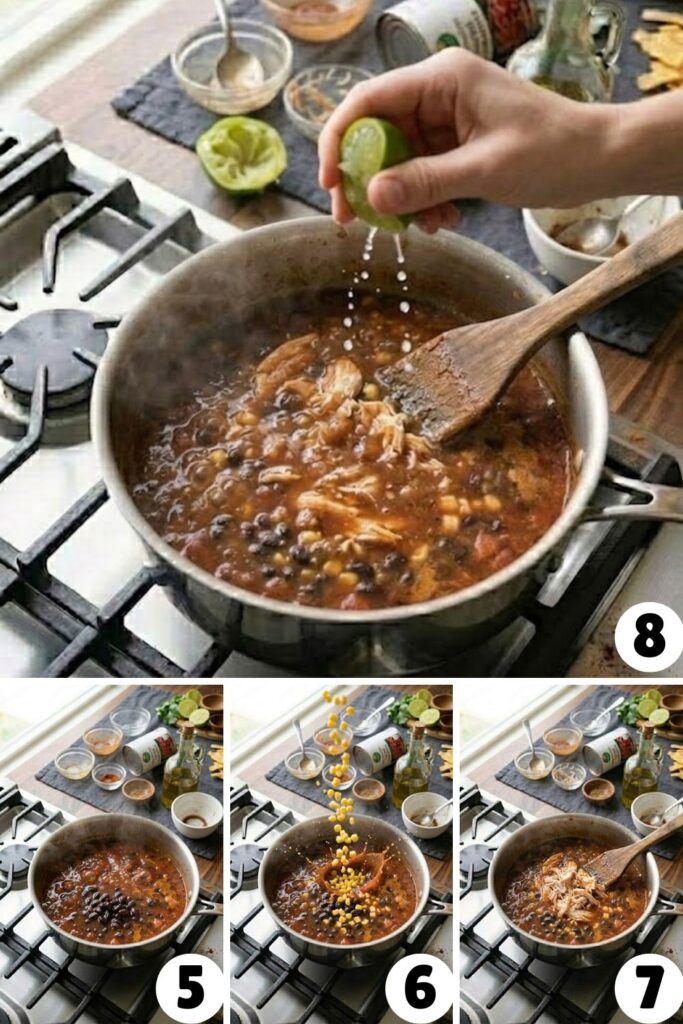 Chicken Tortilla Soup In Stove Top Recipe