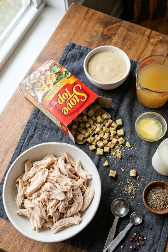 Chicken and Dressing Casserole Recipe