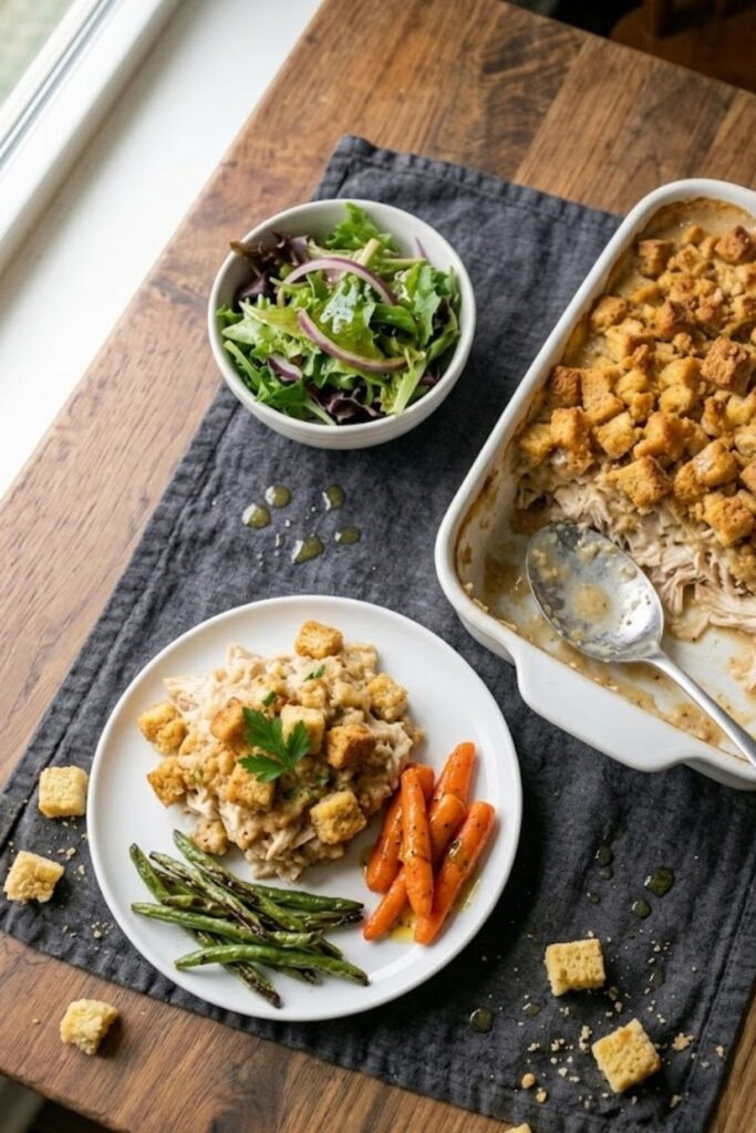 Chicken and Dressing Casserole Recipe