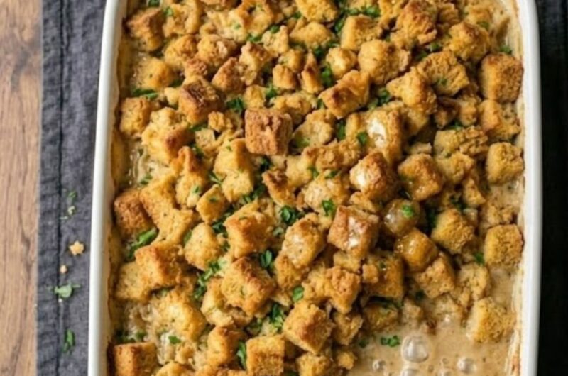 Chicken and Dressing Casserole