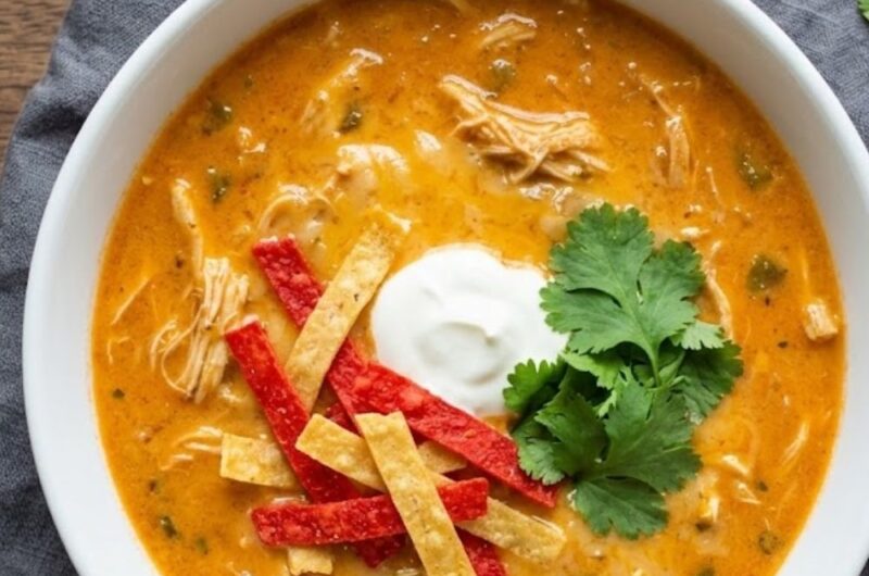 Chilis Copycat Chicken Enchilada Soup Recipe