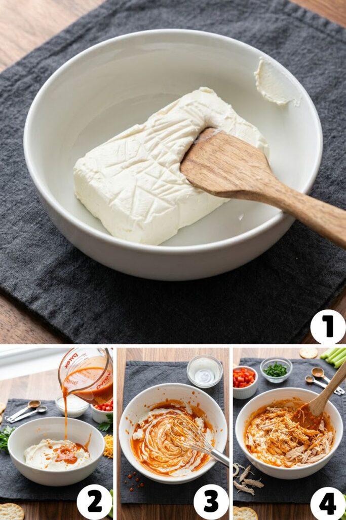 Christmas Buffalo Chicken Dip Recipe