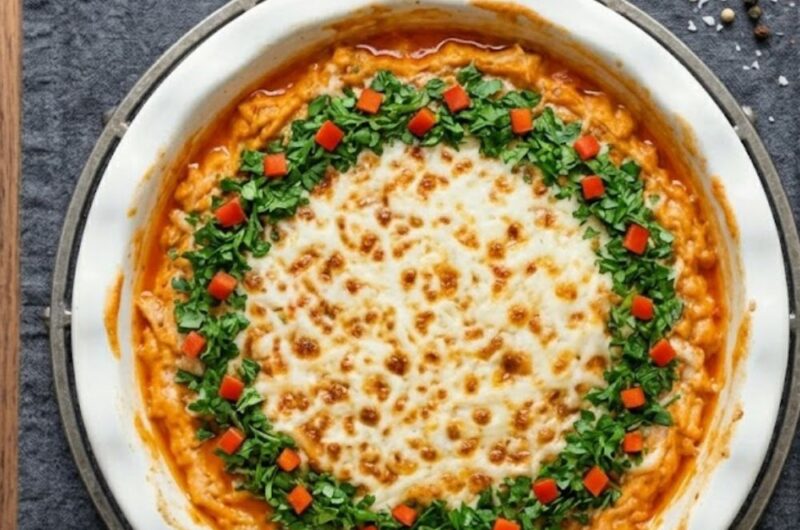Christmas Buffalo Chicken Dip