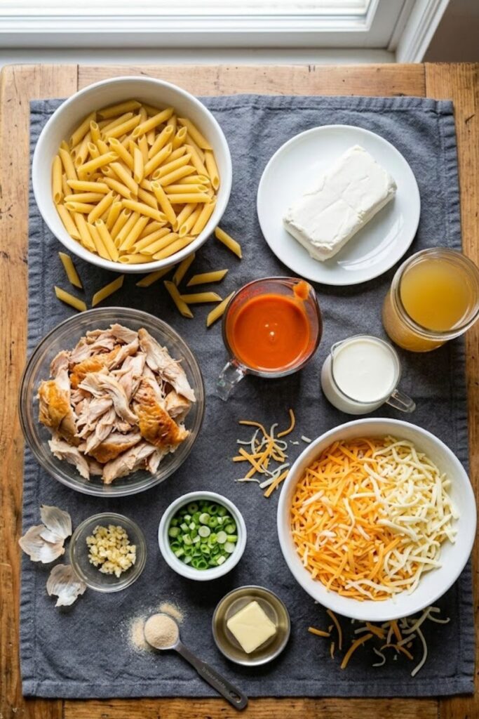 Creamy Buffalo Chicken Pasta Recipe
