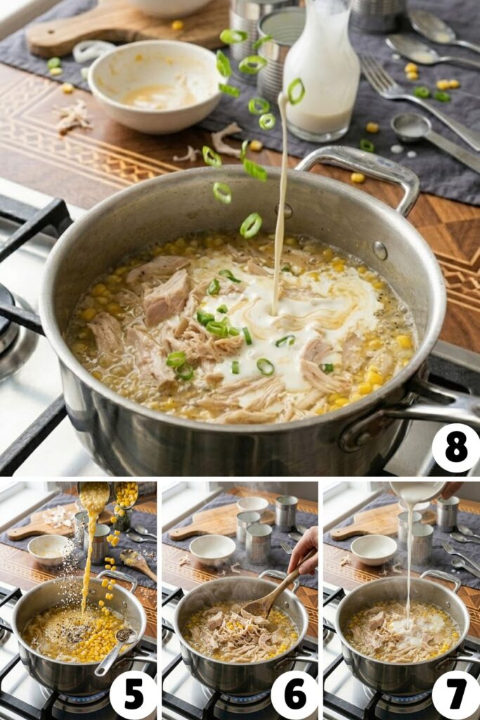 Creamy Chicken And Corn Soup Recipe