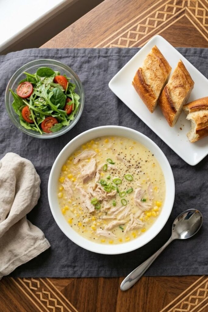 Creamy Chicken And Corn Soup Recipe