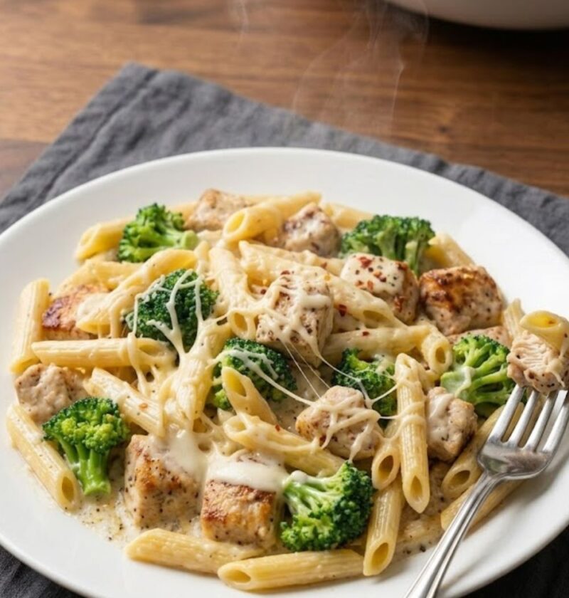 Creamy Chicken Broccoli Pasta Recipe