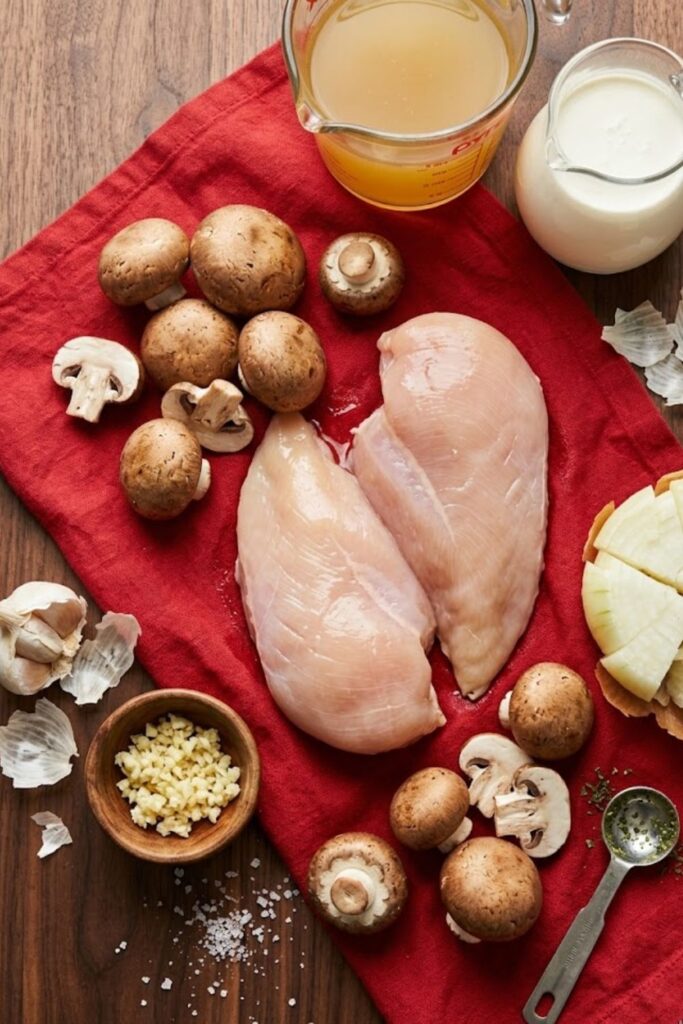 Creamy Crockpot Chicken And Mushroom Soup Recipe