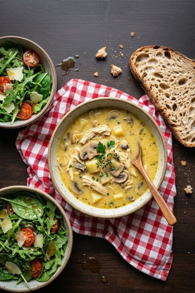 Creamy Crockpot Chicken And Mushroom Soup Recipe