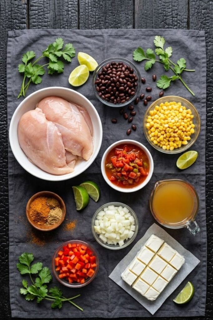 Creamy Crockpot Southwest Chicken Soup Recipe