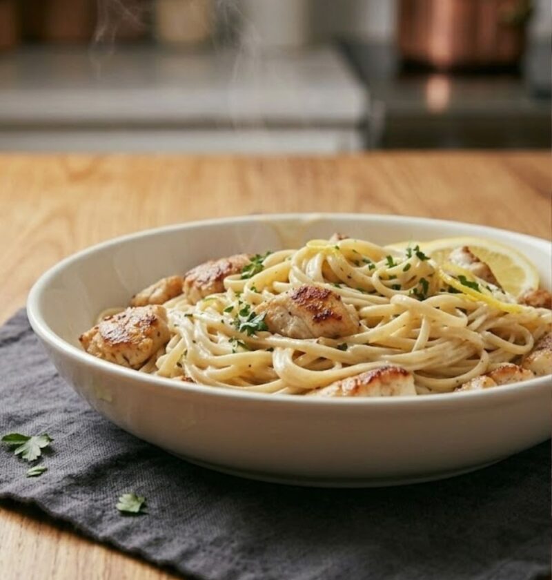 Creamy Lemon Chicken Pasta Recipe