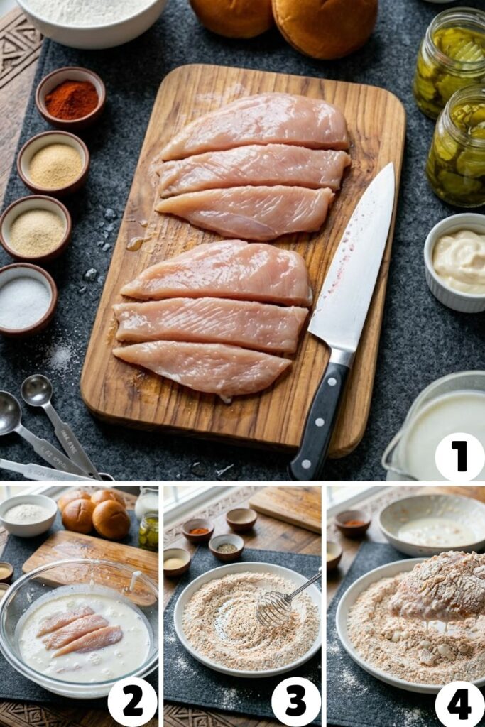 Fried Chicken Cutlet Sandwich Recipe