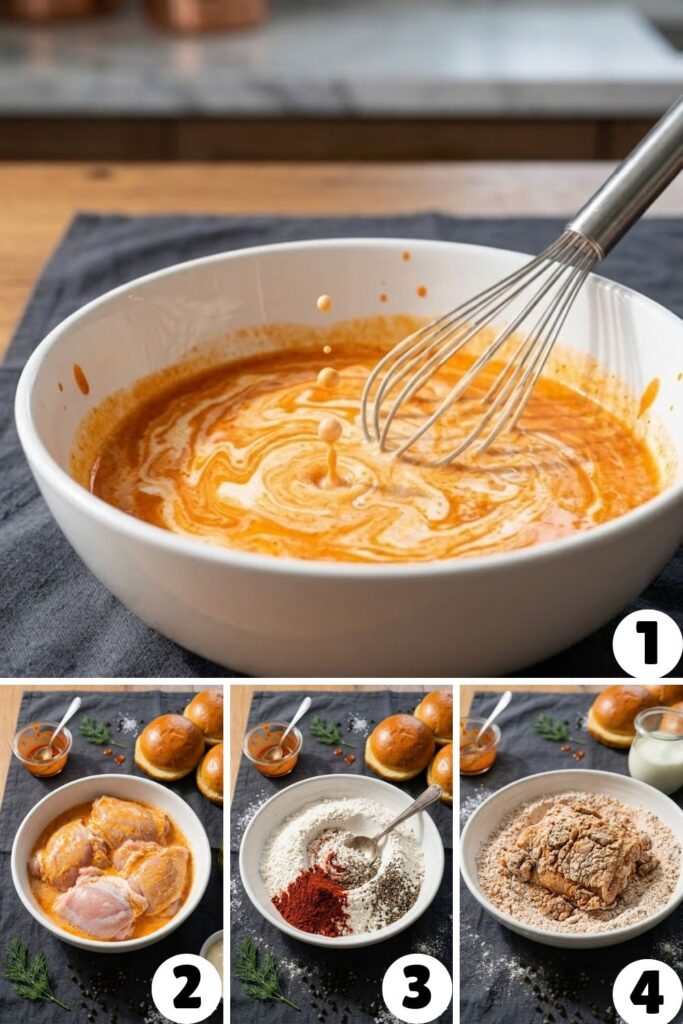 Fried Chicken Thigh Sandwich Recipe