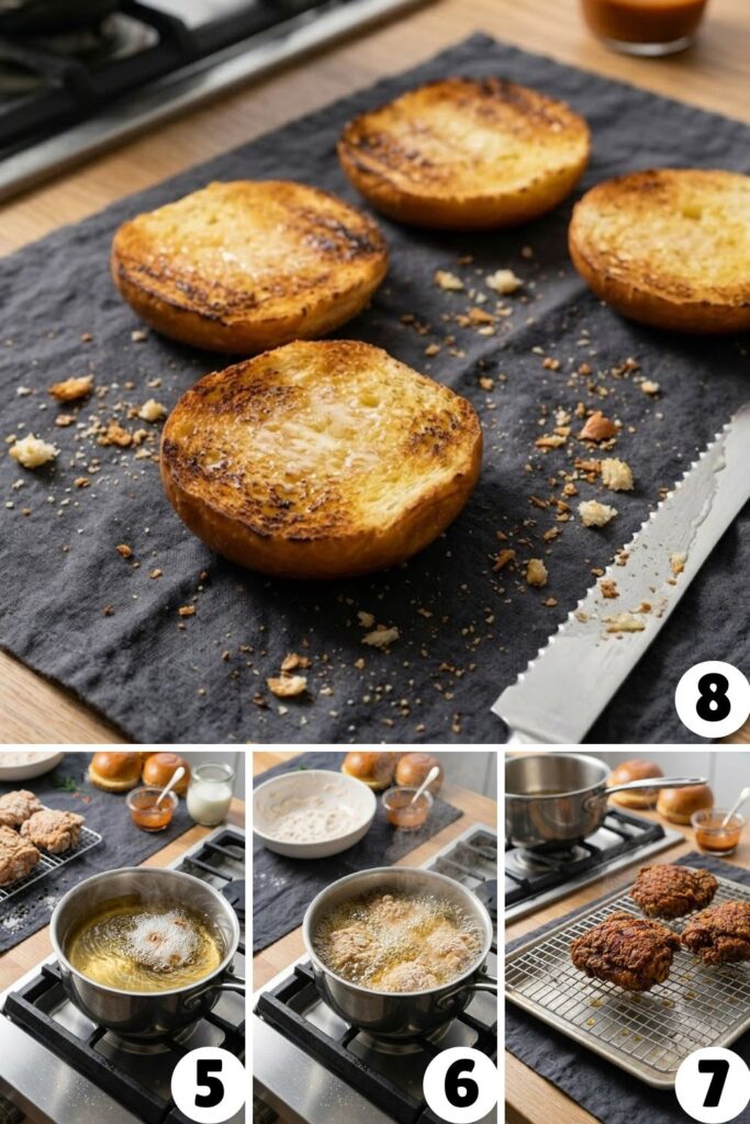 Fried Chicken Thigh Sandwich Recipe