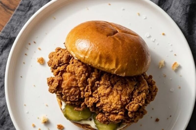 Fried Chicken Thigh Sandwich