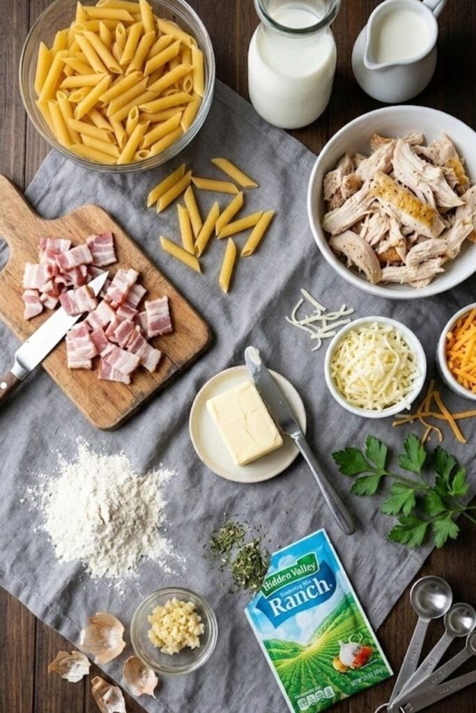 Garlic Parmesan Chicken Pasta Bake Recipe