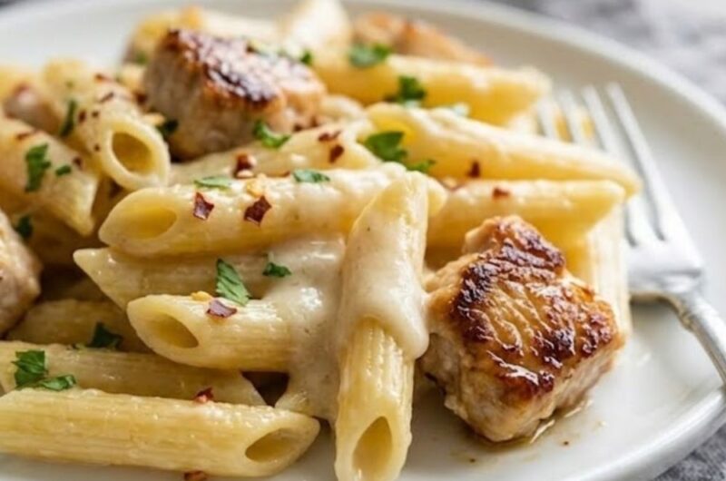Garlic Parmesan Chicken Pasta
