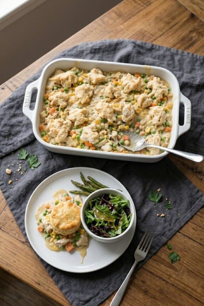 Gluten Free Chicken Pot Pie Casserole Recipe