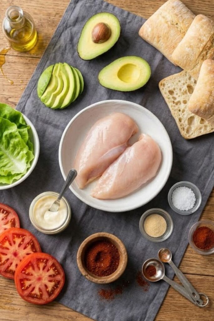 Grilled Chicken Avocado Sandwich