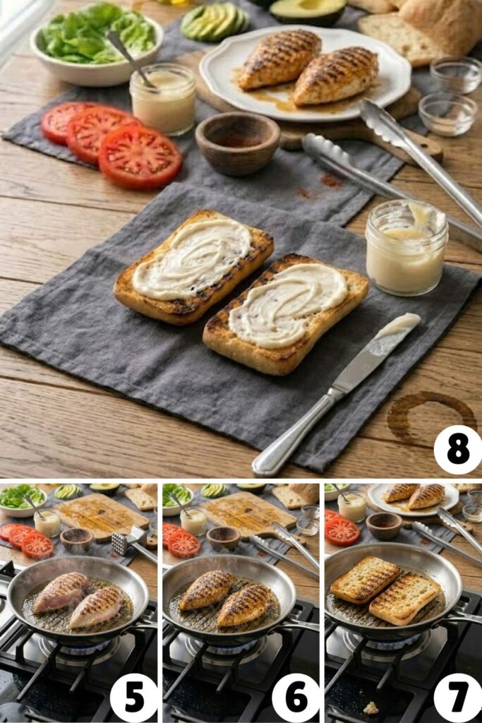 Grilled Chicken Avocado Sandwich