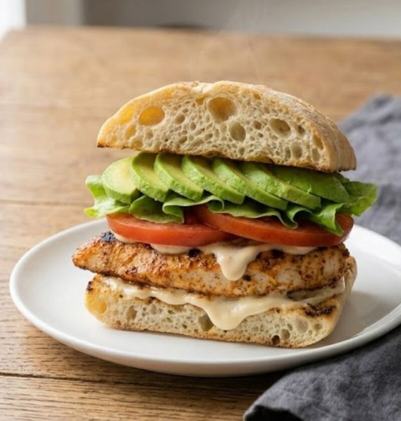 Grilled Chicken Avocado Sandwich