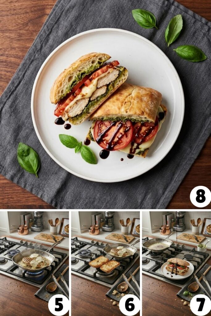 Grilled Chicken Caprese Sandwich Recipe