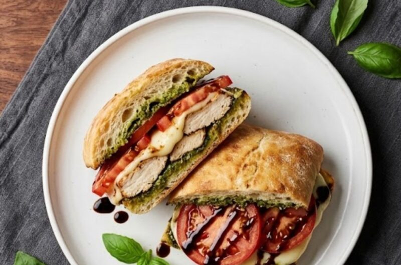 Grilled Chicken Caprese Sandwich