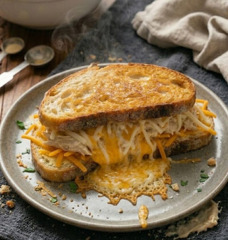 Grilled Chicken Cheese Sandwich Recipe