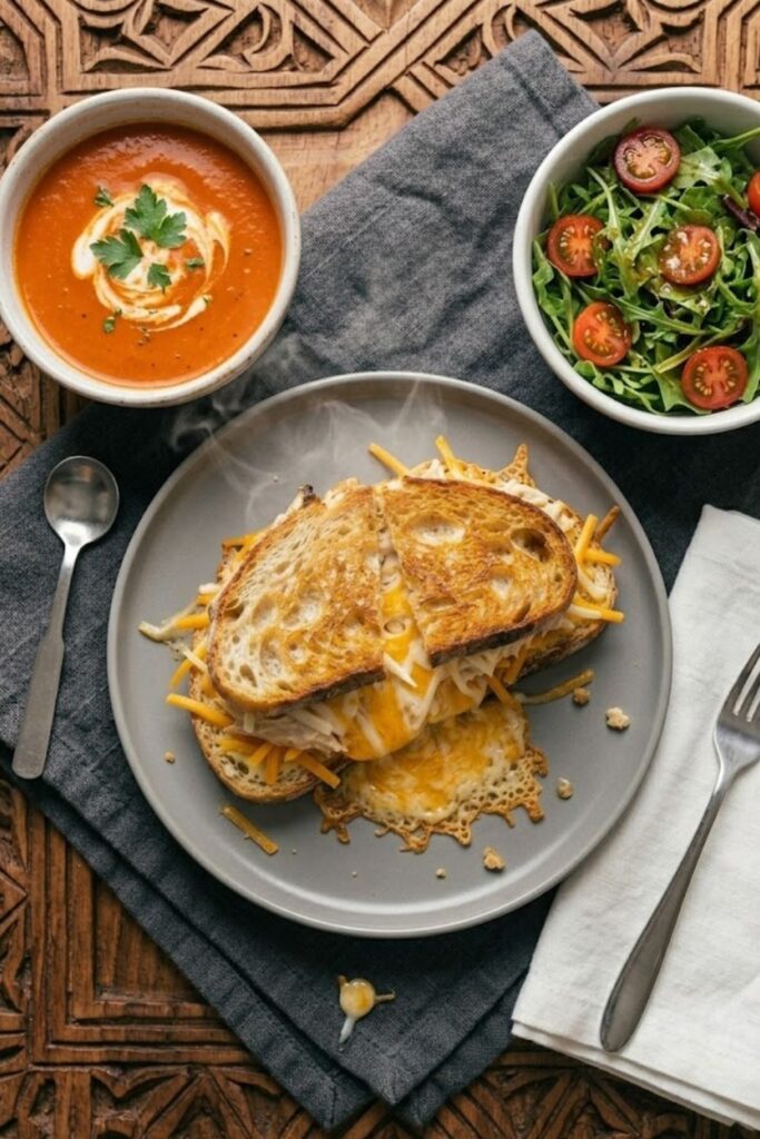 Grilled Chicken Cheese Sandwich Recipe