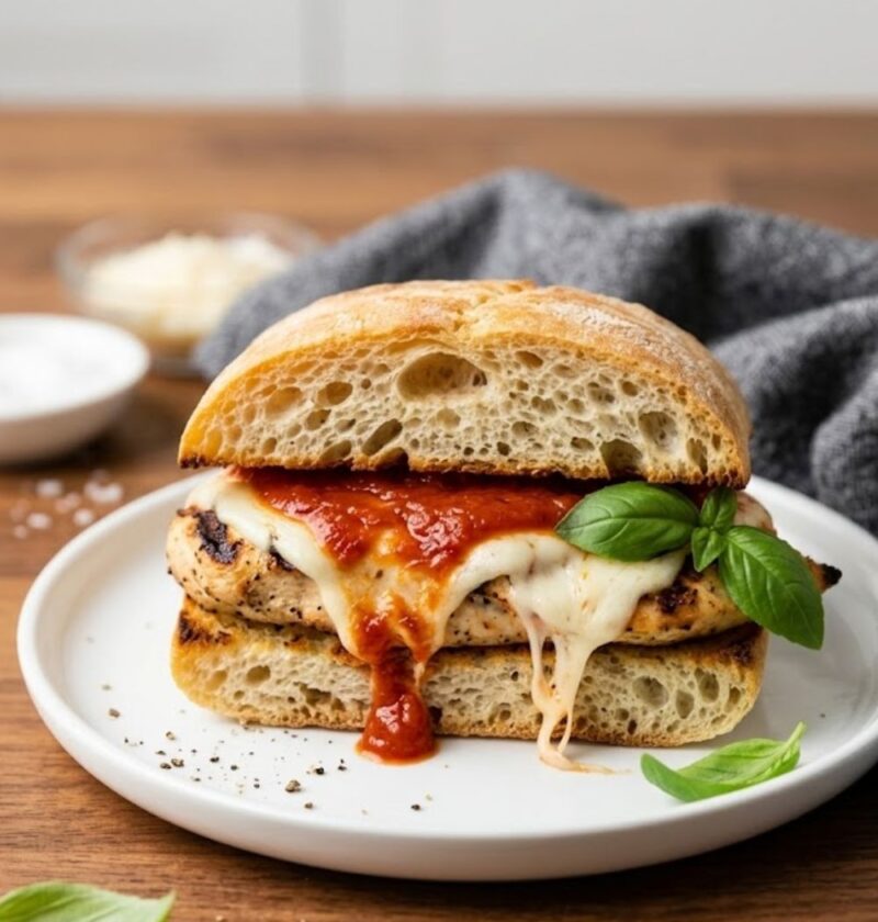 Grilled Chicken Parmesan Sandwich Recipe