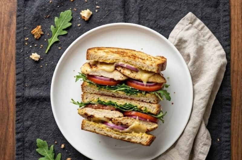 Grilled Chicken Sourdough Sandwich