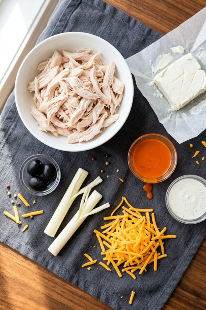 Halloween Spooky Buffalo Chicken Dip Recipe