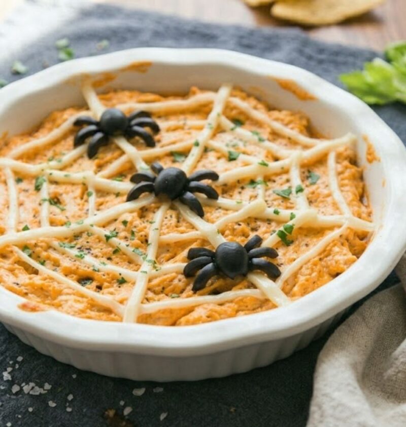 Halloween Spooky Buffalo Chicken Dip Recipe
