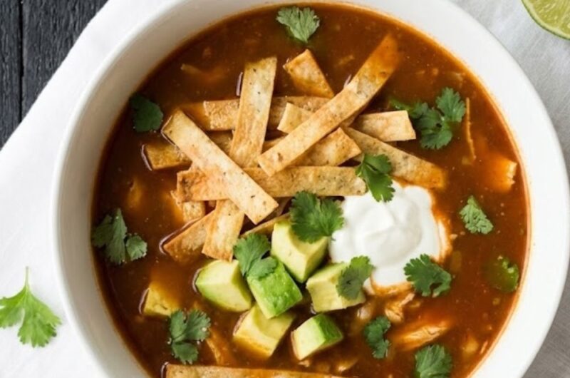 Instant Pot Chicken Tortilla Soup