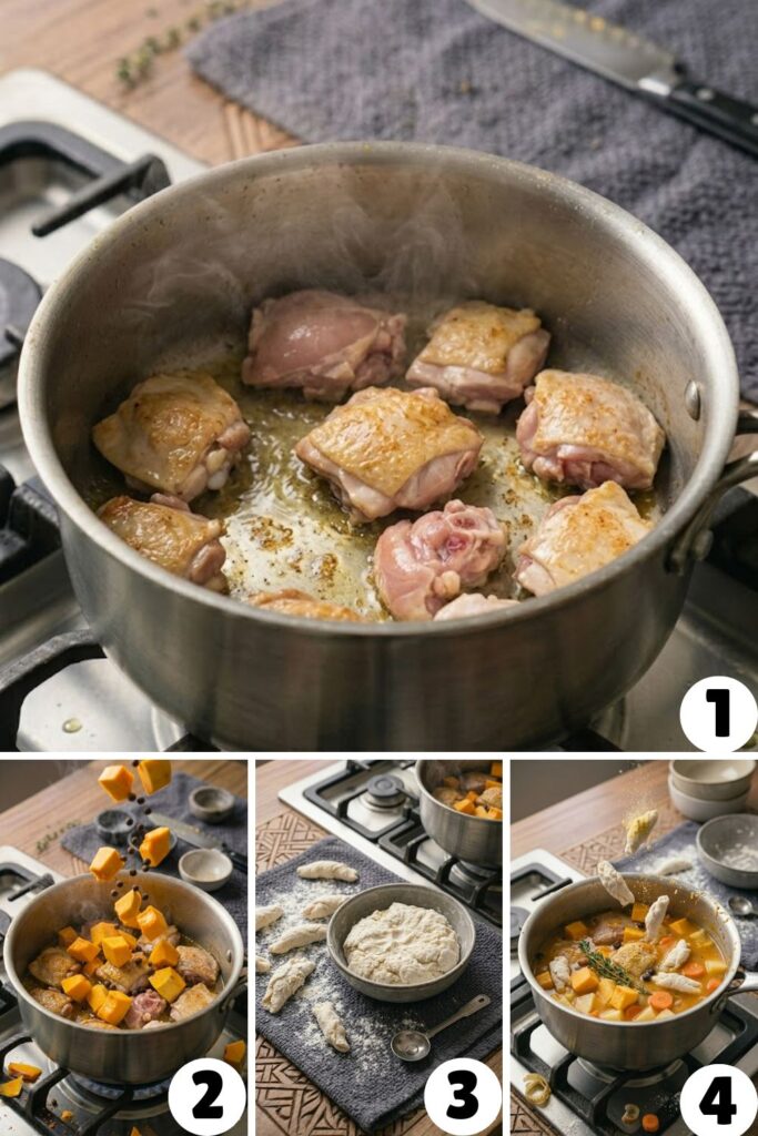 Jamaican Chicken Pumpkin Soup Recipe