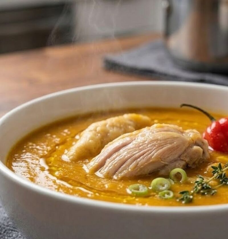 Jamaican Chicken Soup With Dumplings Recipe