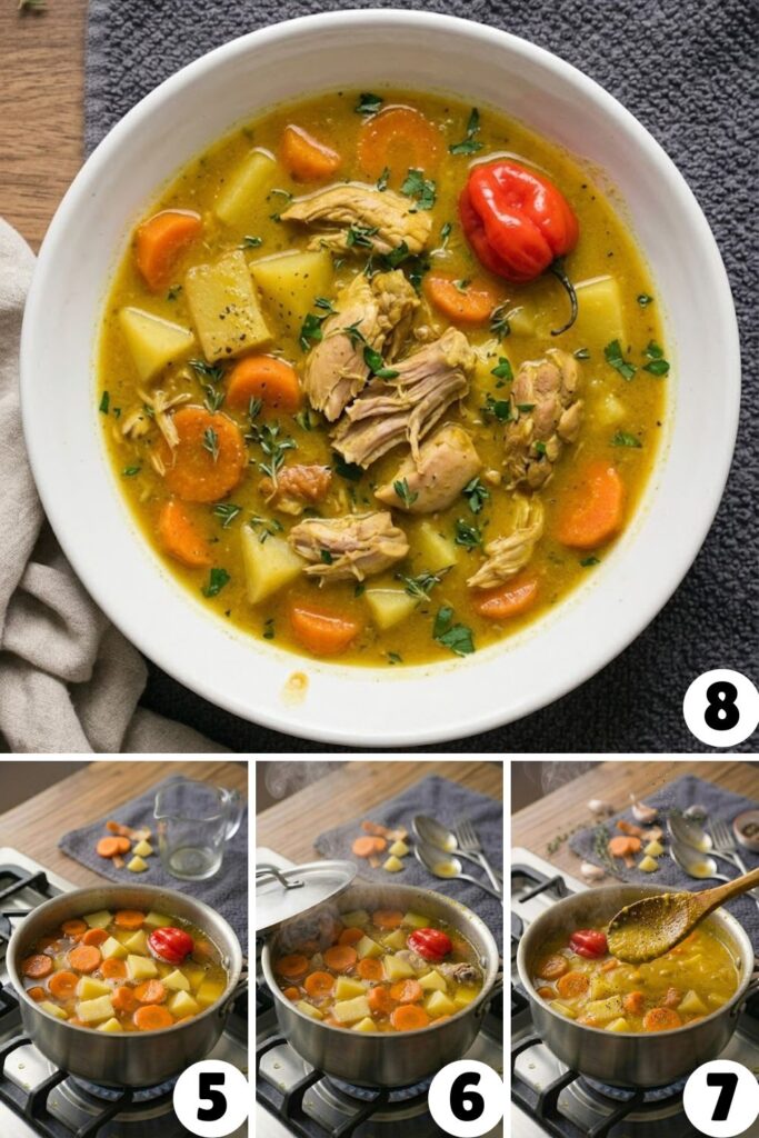 Jamaican Curry Chicken Soup Recipe